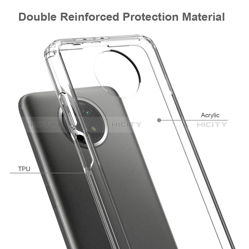 Carcasa Bumper Funda Silicona Transparente 360 Grados ZJ5 para Xiaomi Redmi Note 9T 5G