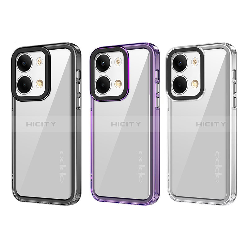 Carcasa Bumper Funda Silicona Transparente AC1 para Oppo Reno9 Pro 5G