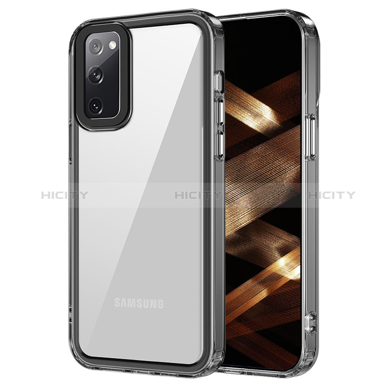 Carcasa Bumper Funda Silicona Transparente AC1 para Samsung Galaxy S20 FE 5G Negro