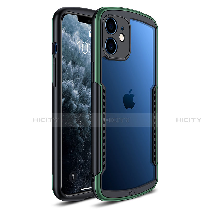 Carcasa Bumper Funda Silicona Transparente Espejo H01 para Apple iPhone 12