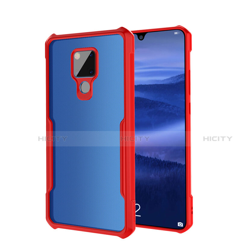 Carcasa Bumper Funda Silicona Transparente Espejo H01 para Huawei Mate 20 X 5G