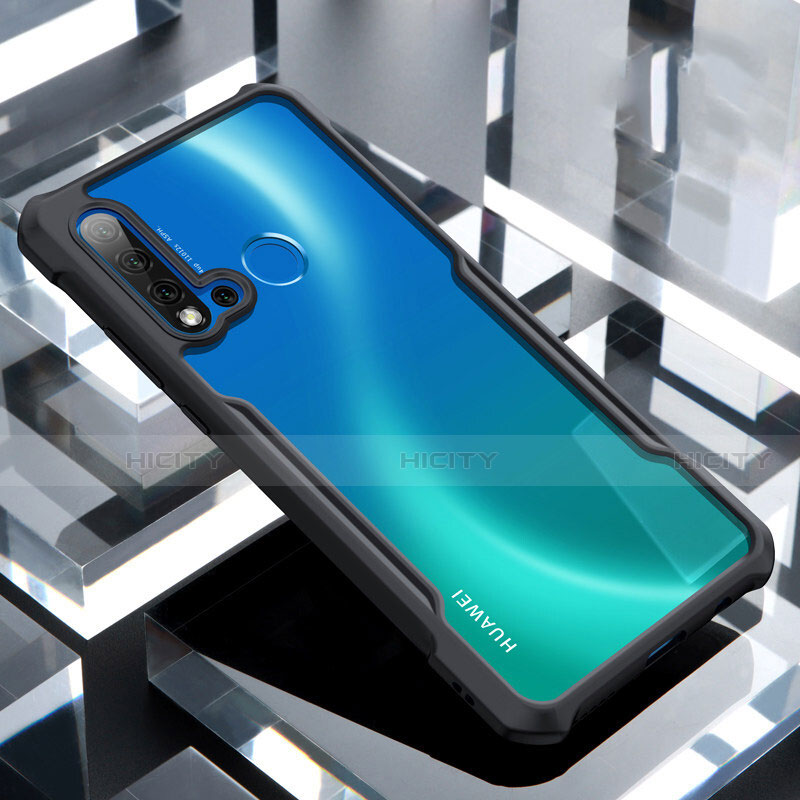 Carcasa Bumper Funda Silicona Transparente Espejo H01 para Huawei P20 Lite (2019) Negro