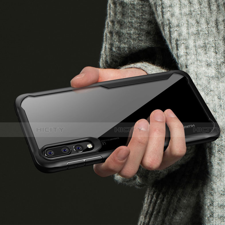 Carcasa Bumper Funda Silicona Transparente Espejo H01 para Huawei P20 Pro