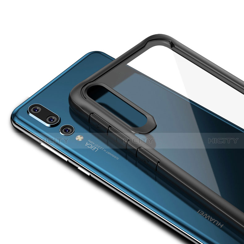 Carcasa Bumper Funda Silicona Transparente Espejo H01 para Huawei P20 Pro