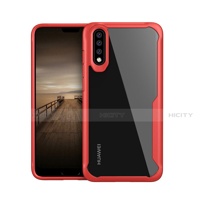 Carcasa Bumper Funda Silicona Transparente Espejo H01 para Huawei P20 Pro