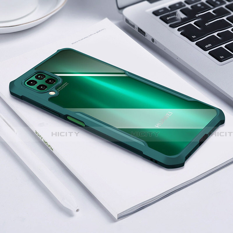 Carcasa Bumper Funda Silicona Transparente Espejo H01 para Huawei P40 Lite Verde