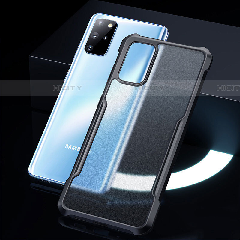 Carcasa Bumper Funda Silicona Transparente Espejo H01 para Samsung Galaxy S20 Plus 5G Negro