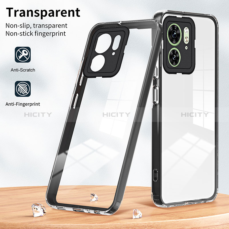 Carcasa Bumper Funda Silicona Transparente Espejo H01P para Motorola Moto Edge 40 5G