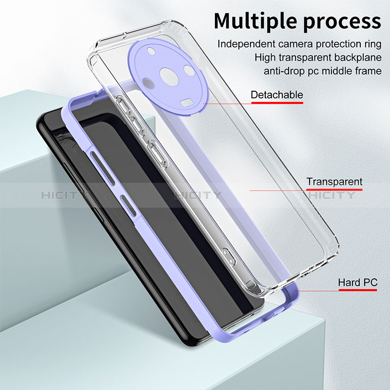 Carcasa Bumper Funda Silicona Transparente Espejo H01P para Realme 11 Pro+ Plus 5G