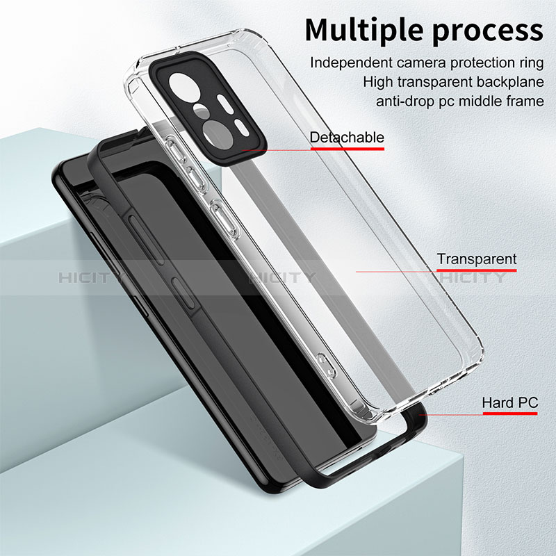 Carcasa Bumper Funda Silicona Transparente Espejo H01P para Xiaomi Mi 11T Pro 5G