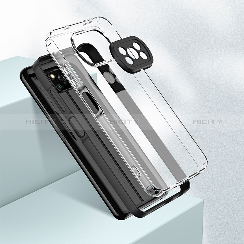 Carcasa Bumper Funda Silicona Transparente Espejo H01P para Xiaomi Poco X3