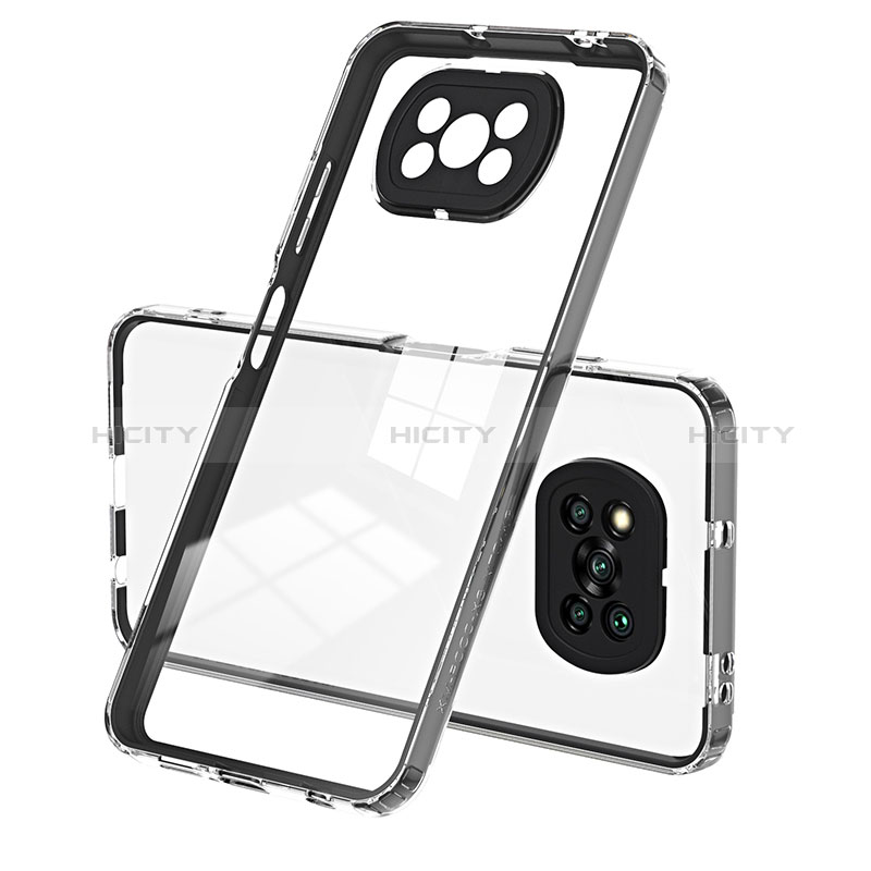 Carcasa Bumper Funda Silicona Transparente Espejo H01P para Xiaomi Poco X3