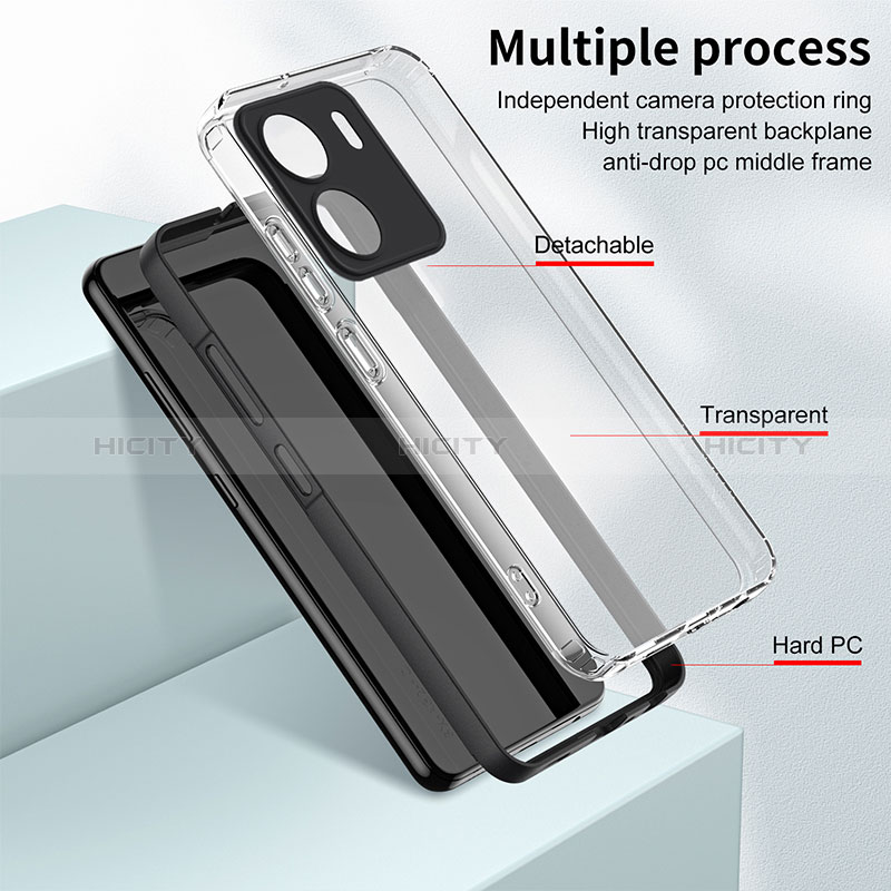 Carcasa Bumper Funda Silicona Transparente Espejo H01P para Xiaomi Redmi 13C