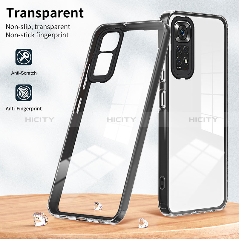 Carcasa Bumper Funda Silicona Transparente Espejo H01P para Xiaomi Redmi Note 11 4G (2022)
