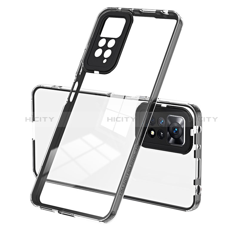 Carcasa Bumper Funda Silicona Transparente Espejo H01P para Xiaomi Redmi Note 11 Pro 5G