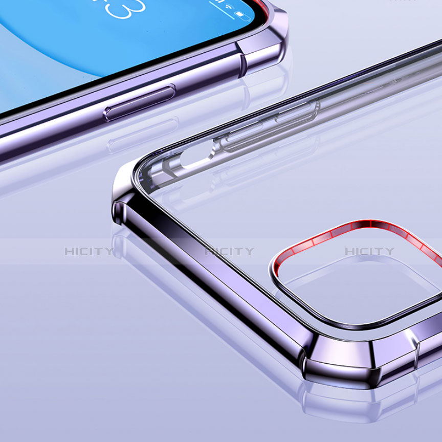 Carcasa Bumper Funda Silicona Transparente Espejo H02 para Apple iPhone 12 Mini