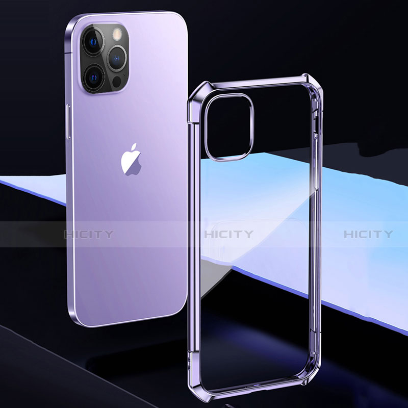 Carcasa Bumper Funda Silicona Transparente Espejo H02 para Apple iPhone 12 Pro Max