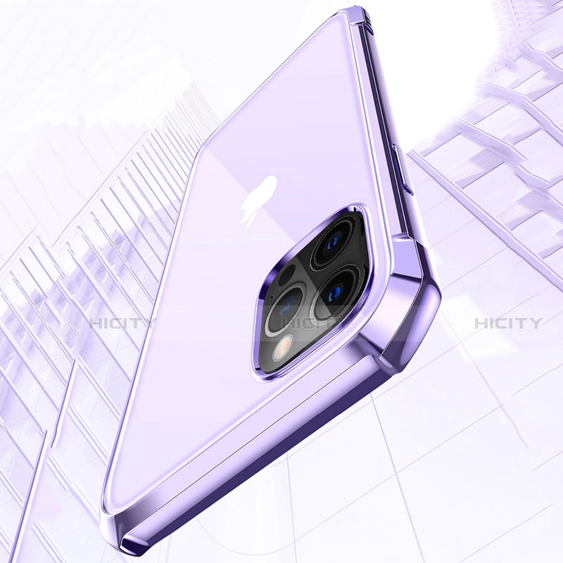 Carcasa Bumper Funda Silicona Transparente Espejo H02 para Apple iPhone 12 Pro Max