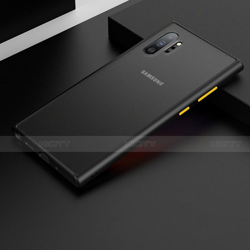 Carcasa Bumper Funda Silicona Transparente Espejo H02 para Samsung Galaxy Note 10 Plus 5G Negro