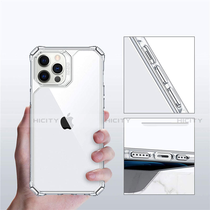 Carcasa Bumper Funda Silicona Transparente Espejo H07 para Apple iPhone 12 Pro Max
