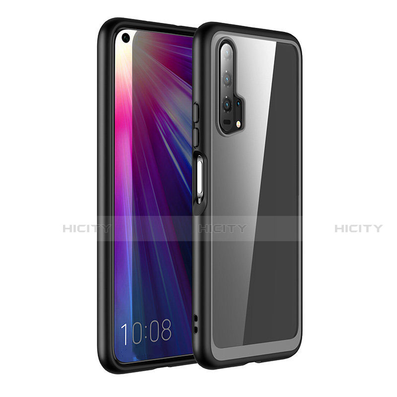 Carcasa Bumper Funda Silicona Transparente Espejo K01 para Huawei Honor 20 Pro Negro