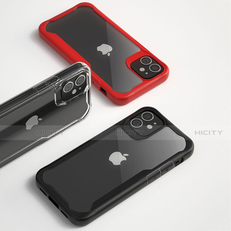 Carcasa Bumper Funda Silicona Transparente Espejo M01 para Apple iPhone 12