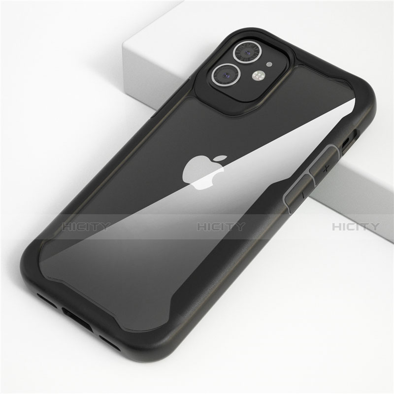 Carcasa Bumper Funda Silicona Transparente Espejo M01 para Apple iPhone 12 Max