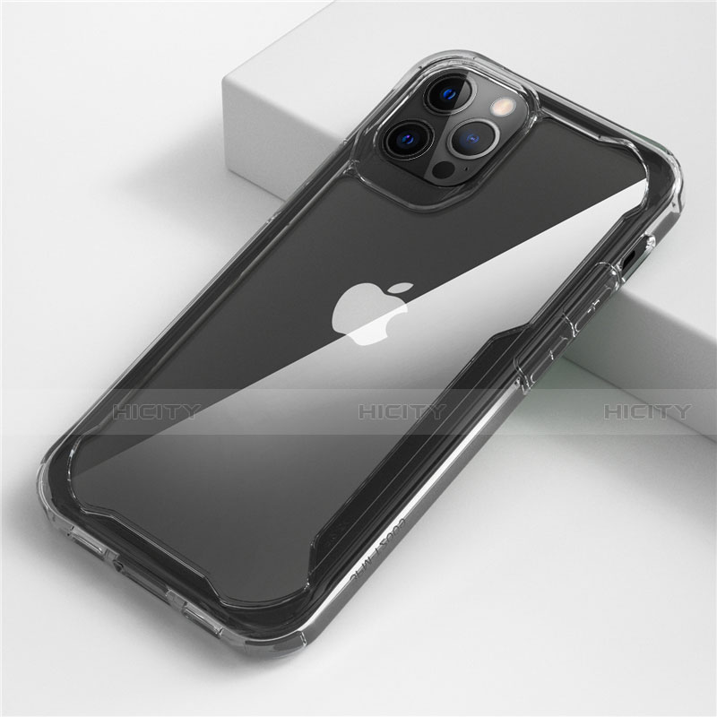 Carcasa Bumper Funda Silicona Transparente Espejo M01 para Apple iPhone 12 Pro Max