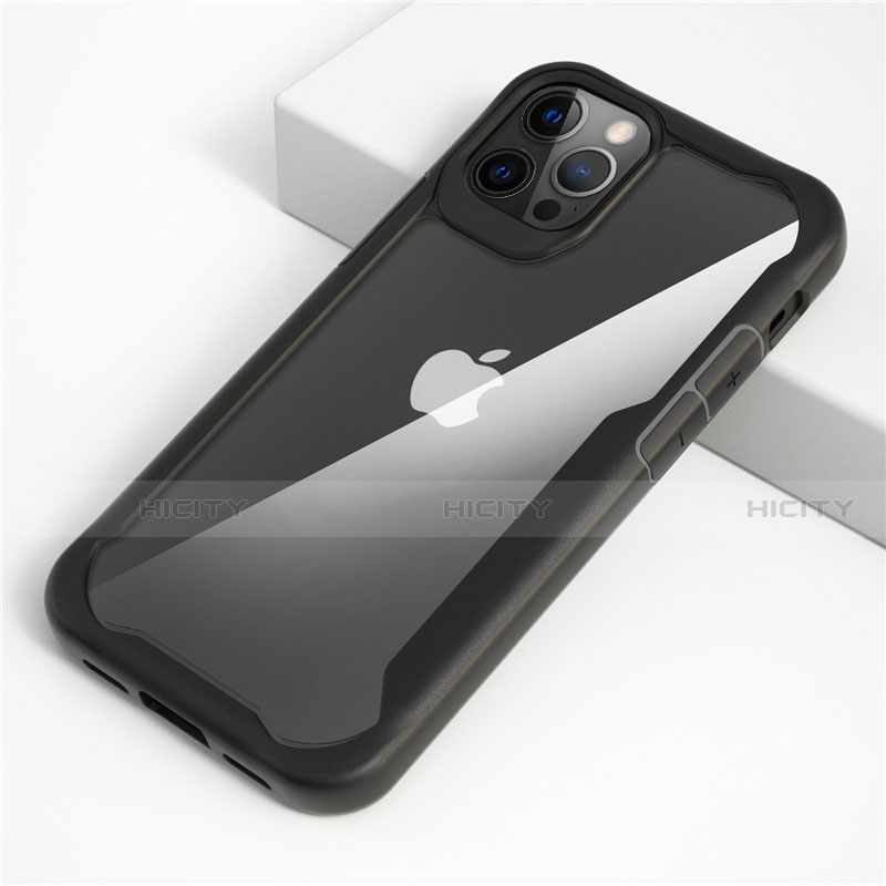 Carcasa Bumper Funda Silicona Transparente Espejo M01 para Apple iPhone 12 Pro Max