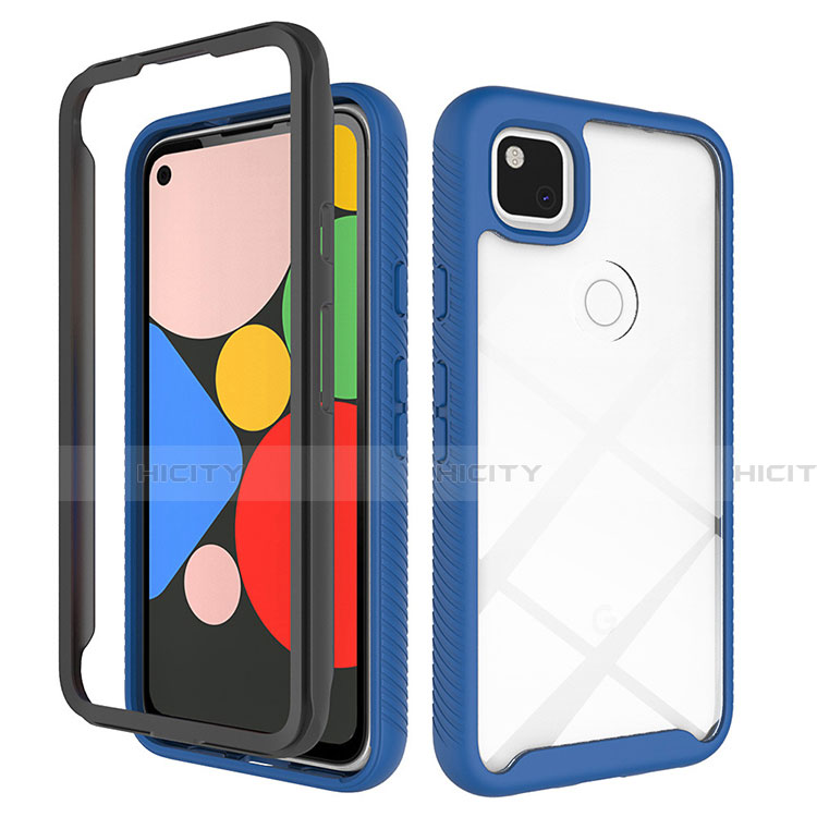 Carcasa Bumper Funda Silicona Transparente Espejo M01 para Google Pixel 4a