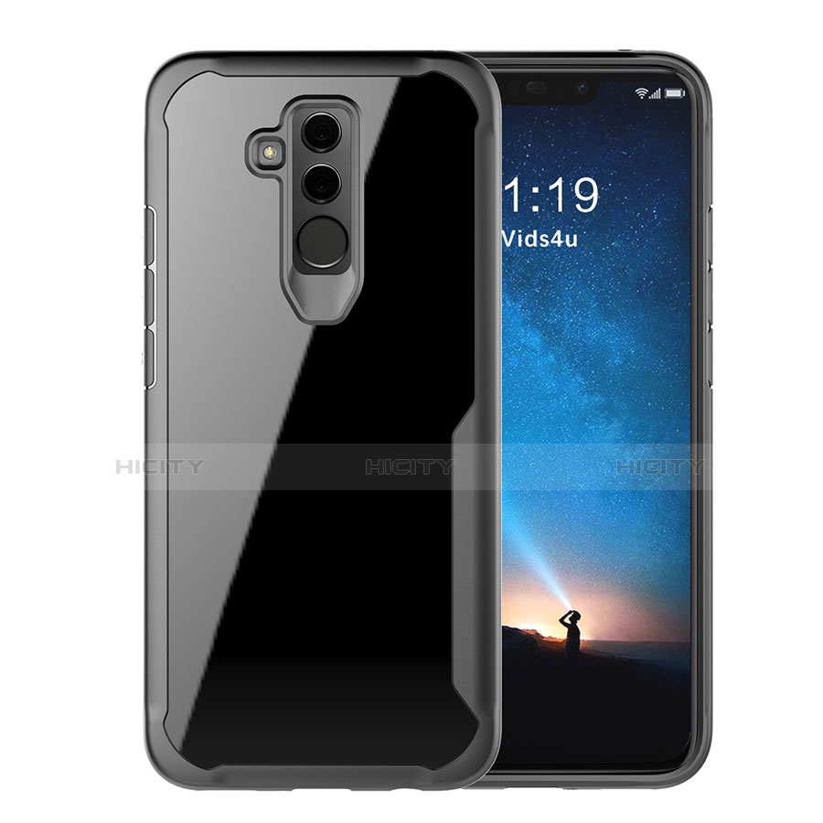 Carcasa Bumper Funda Silicona Transparente Espejo M01 para Huawei Mate 20 Lite Negro