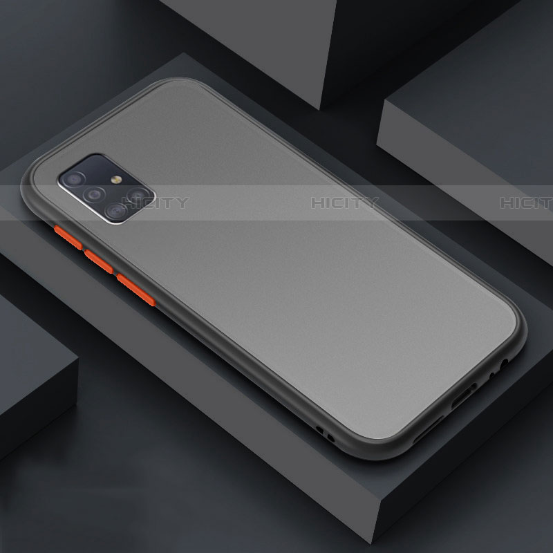 Carcasa Bumper Funda Silicona Transparente Espejo M01 para Samsung Galaxy A71 5G Negro