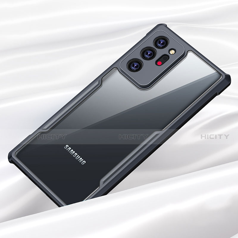 Carcasa Bumper Funda Silicona Transparente Espejo M01 para Samsung Galaxy Note 20 Ultra 5G Negro