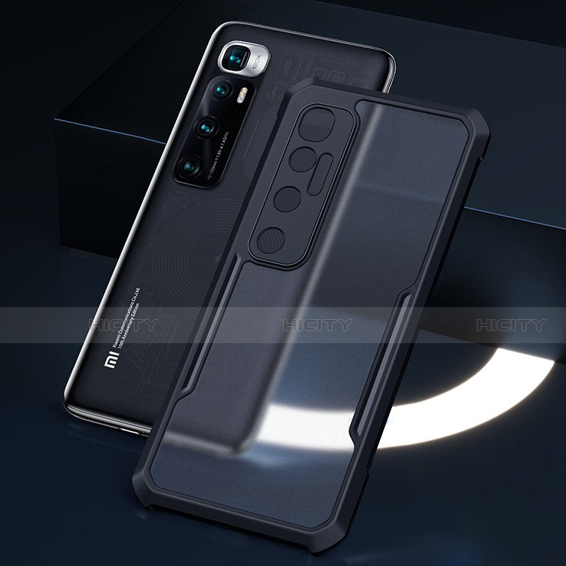 Carcasa Bumper Funda Silicona Transparente Espejo M01 para Xiaomi Mi 10 Ultra Negro