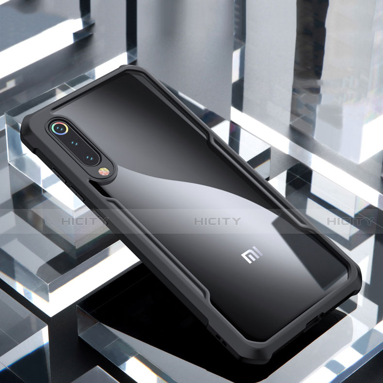 Carcasa Bumper Funda Silicona Transparente Espejo M02 para Xiaomi Mi 9 Pro 5G Negro