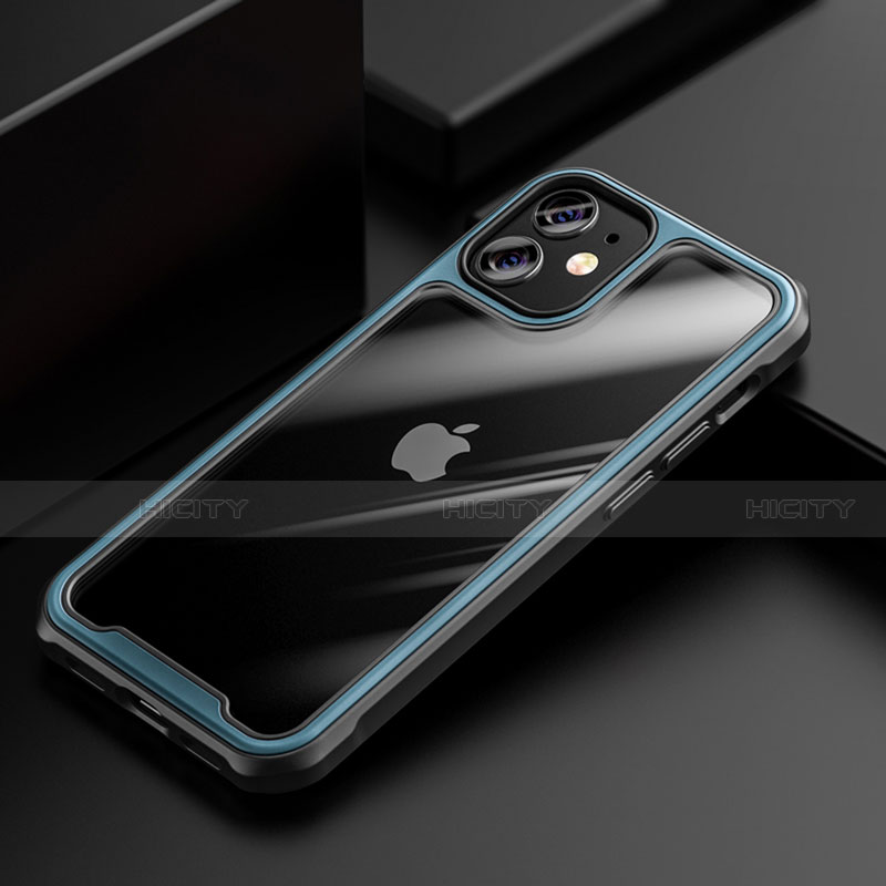 Carcasa Bumper Funda Silicona Transparente Espejo M03 para Apple iPhone 12