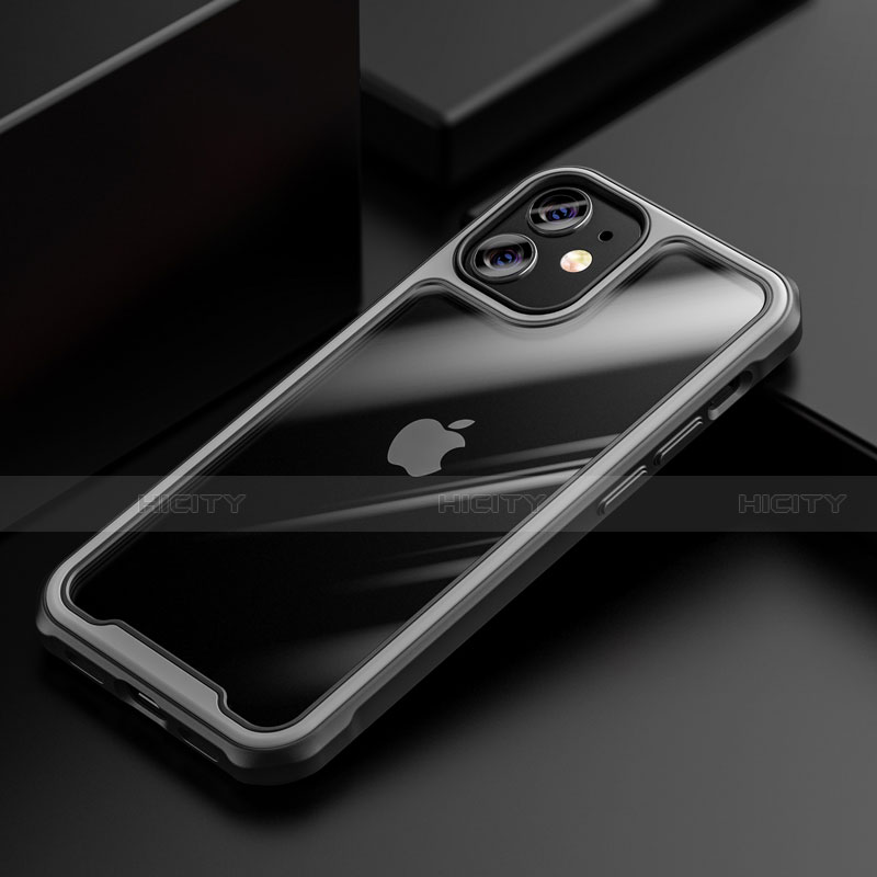 Carcasa Bumper Funda Silicona Transparente Espejo M03 para Apple iPhone 12