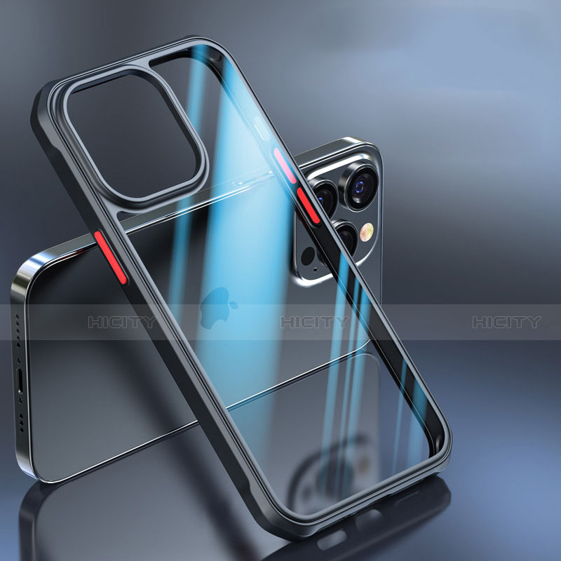 Carcasa Bumper Funda Silicona Transparente Espejo M03 para Apple iPhone 13 Pro Max