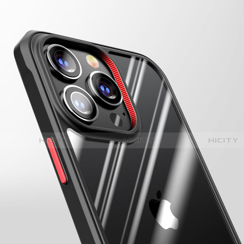 Carcasa Bumper Funda Silicona Transparente Espejo M03 para Apple iPhone 13 Pro Max