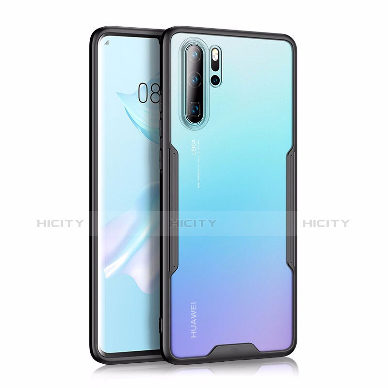 Carcasa Bumper Funda Silicona Transparente Espejo M03 para Huawei P30 Pro Negro