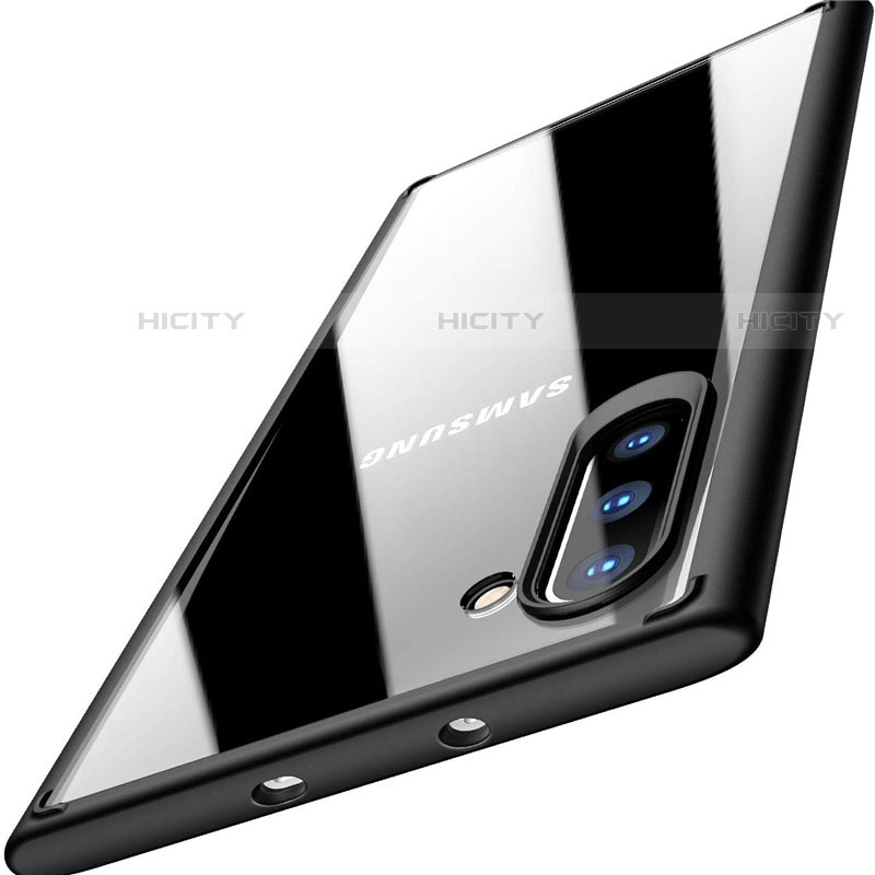 Carcasa Bumper Funda Silicona Transparente Espejo M03 para Samsung Galaxy Note 10 5G Negro