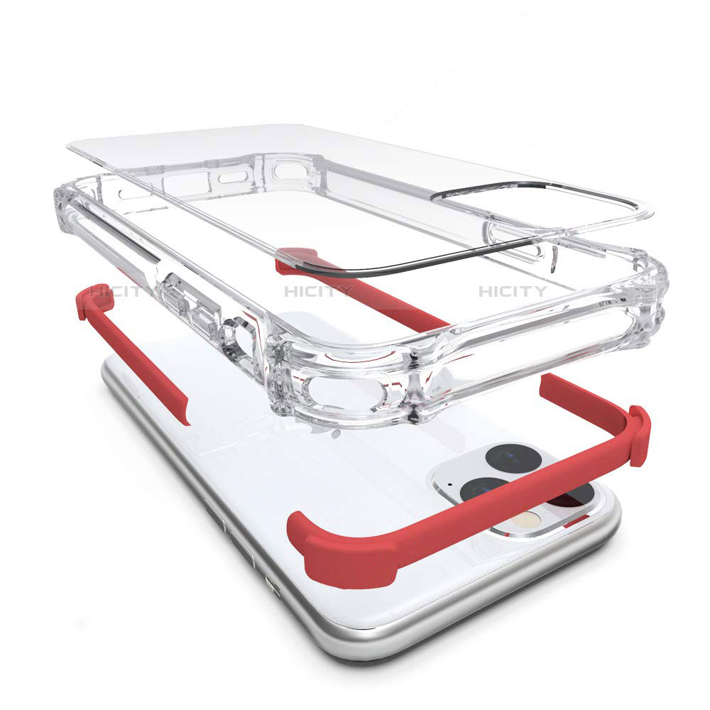 Carcasa Bumper Funda Silicona Transparente Espejo M04 para Apple iPhone 11 Pro