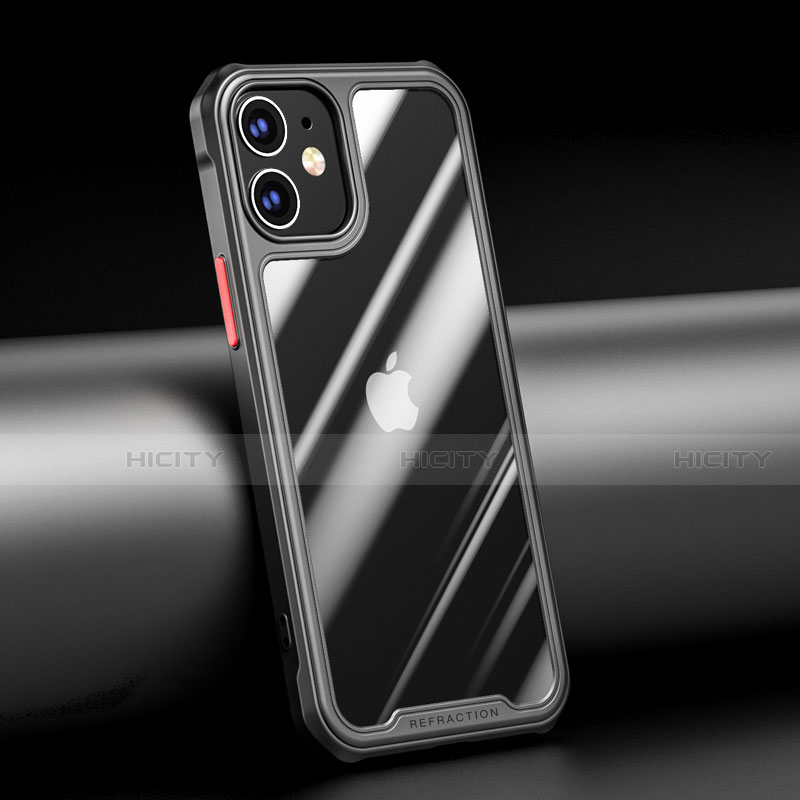 Carcasa Bumper Funda Silicona Transparente Espejo M04 para Apple iPhone 12