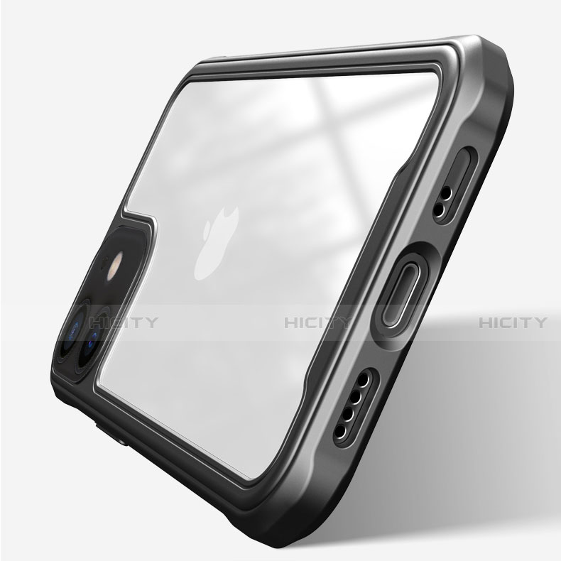Carcasa Bumper Funda Silicona Transparente Espejo M04 para Apple iPhone 12 Mini