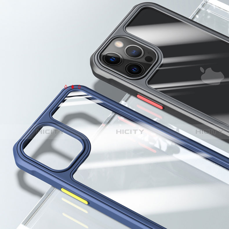 Carcasa Bumper Funda Silicona Transparente Espejo M04 para Apple iPhone 12 Pro