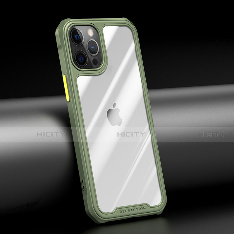 Carcasa Bumper Funda Silicona Transparente Espejo M04 para Apple iPhone 12 Pro Max