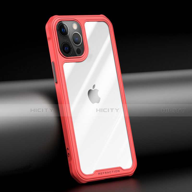 Carcasa Bumper Funda Silicona Transparente Espejo M04 para Apple iPhone 12 Pro Max