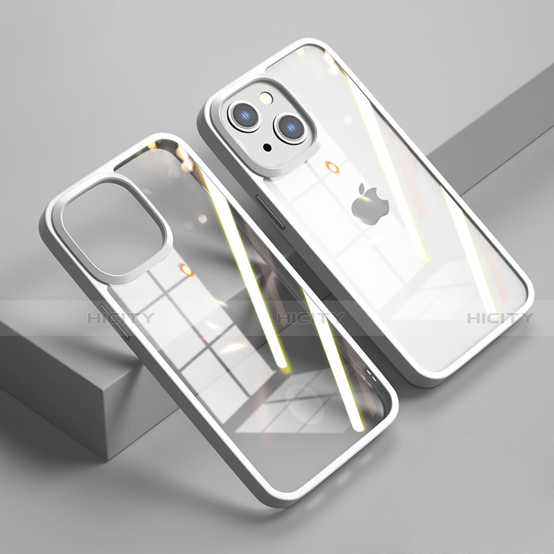 Carcasa Bumper Funda Silicona Transparente Espejo M04 para Apple iPhone 13