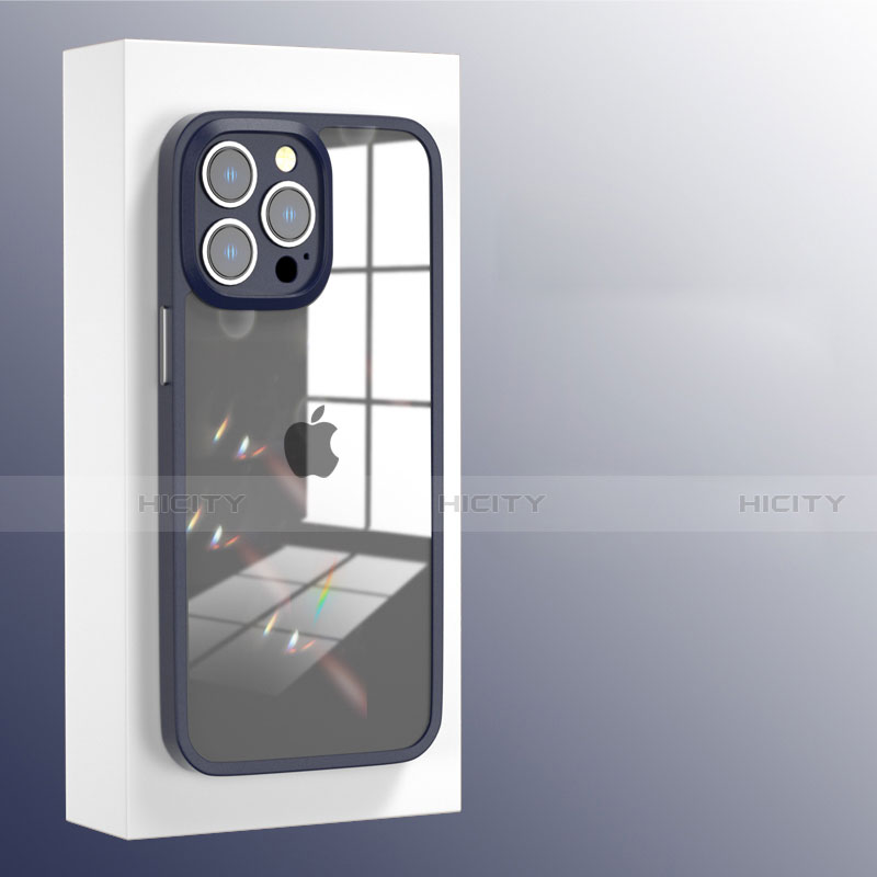 Carcasa Bumper Funda Silicona Transparente Espejo M04 para Apple iPhone 13 Pro