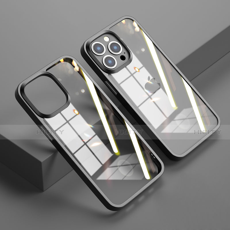 Carcasa Bumper Funda Silicona Transparente Espejo M04 para Apple iPhone 14 Pro